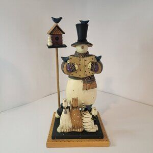 Williraye Studios WW2280 Snowman Serenade Snowman Caroling w/ Cats
